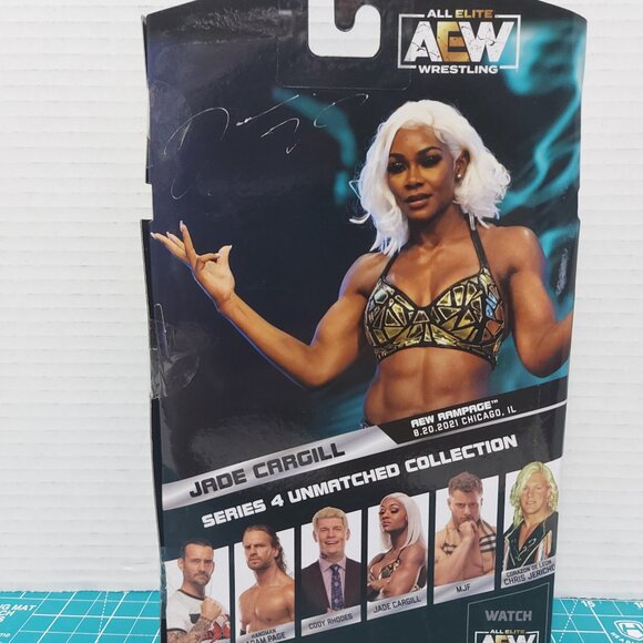 AEW Unrivaled Collection Series 4 Jade Cargill #28 Wrestling Action Figure - Picture 3 of 6
